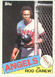 1985 Topps Baseball Cards      300     Rod Carew